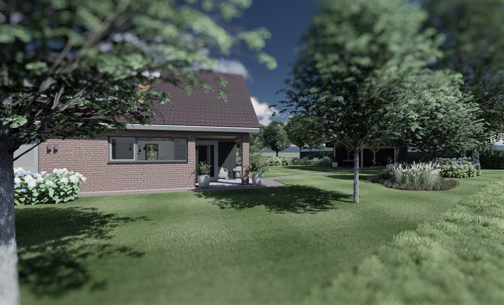 Landelijke tuin Rietmolen - JH Tuinontwerp en visualisatie