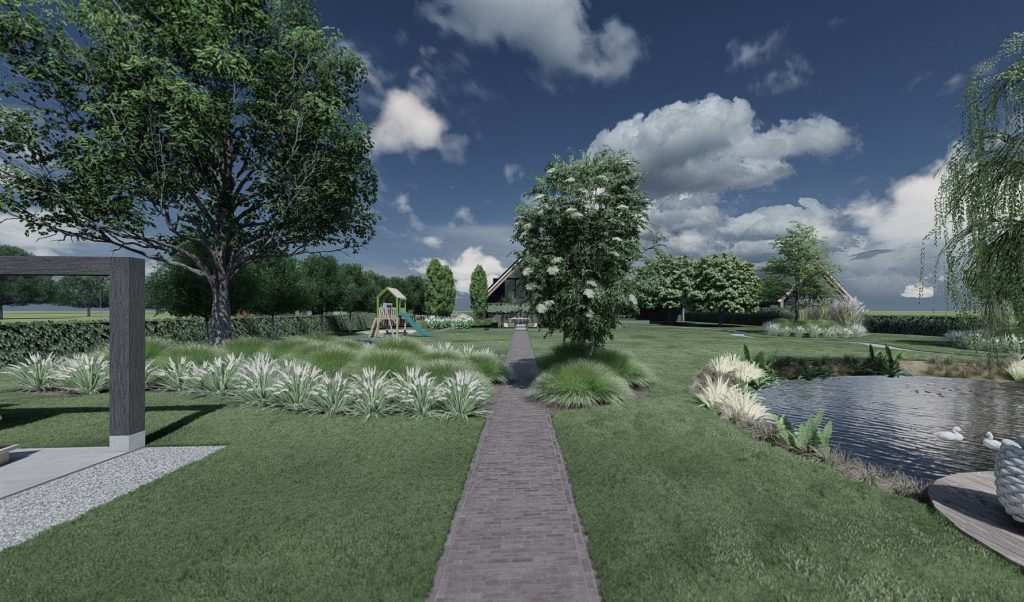 Landelijke tuin - JH Tuinontwerp en visualisatie