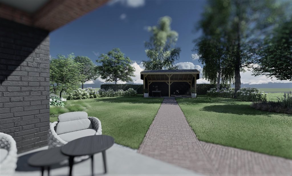 Landelijke tuin Rietmolen - JH Tuinontwerp en visualisatie